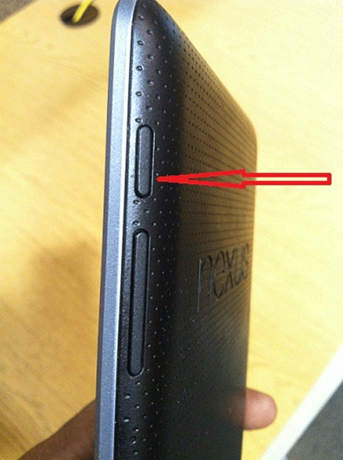 Nexus 7 Power Button